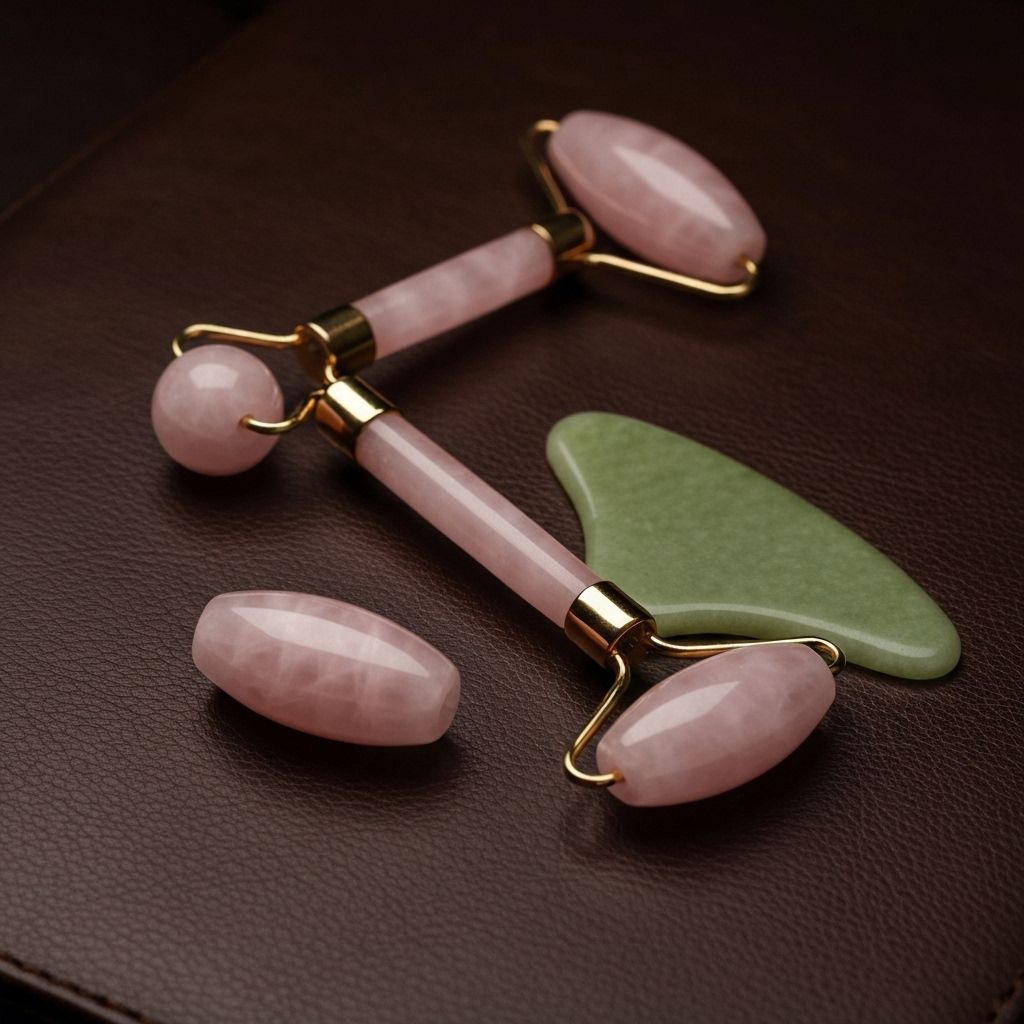 Crystal Gua Sha & Roller Set